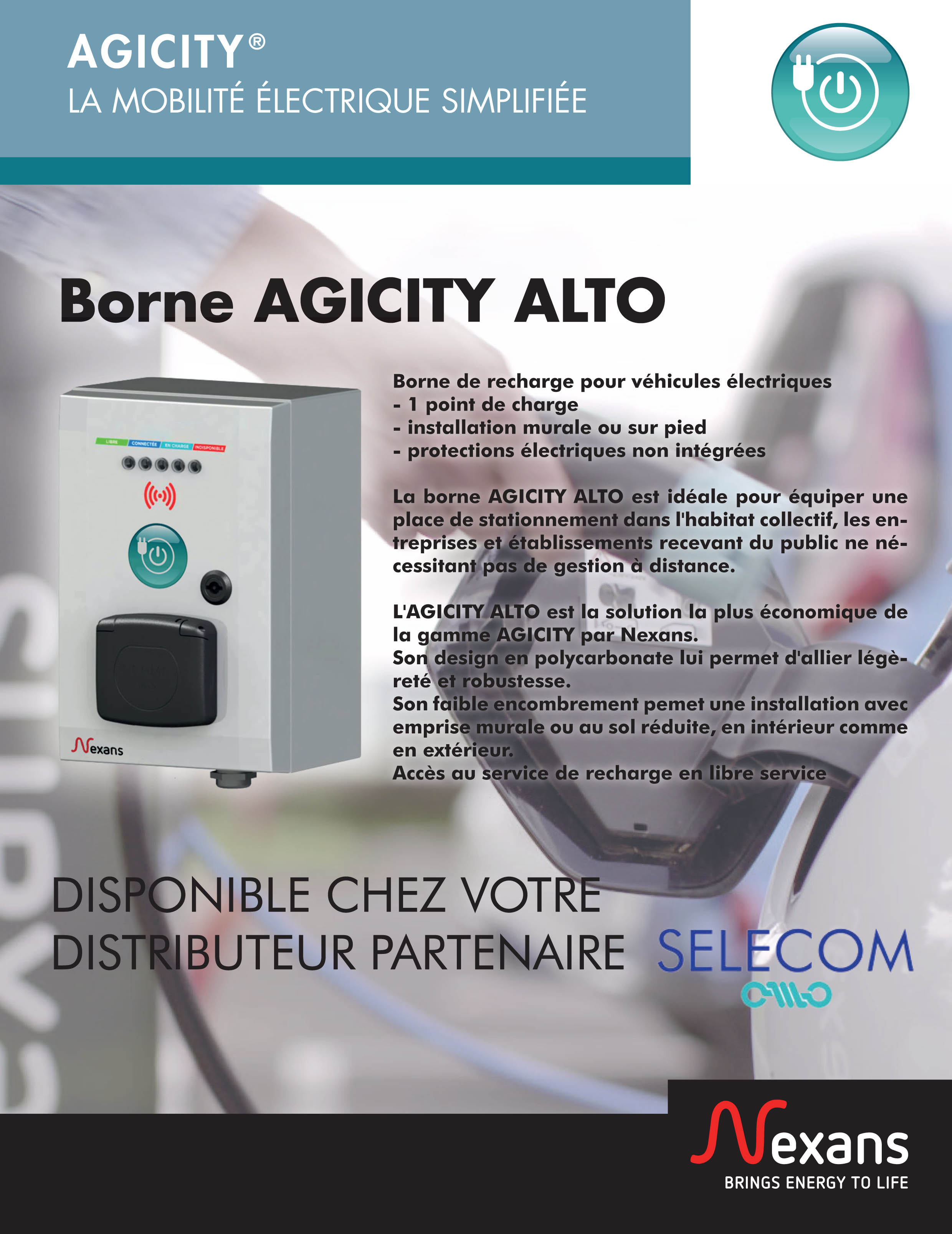 Bornes de recharge Nexans IRVE - ALTO