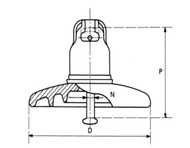 Isolateur de protection contre les fouines, pour conduit de descente Ø  102-106 mm