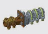 RDBC 570/30 RACCORD DROIT BIMETALLIQUE POUR CABLE