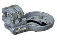 STS 80 SERRE-TUBE SOUPLE SUR COLONNE ISOLANTE